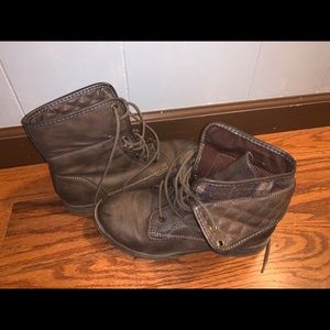 Brown Combat Boots
